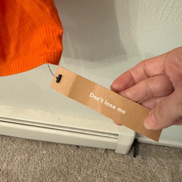 NWT Reformation size XL Laurena Knit Dress Citrus Ribbed Square Neck - Picture 6 of 14